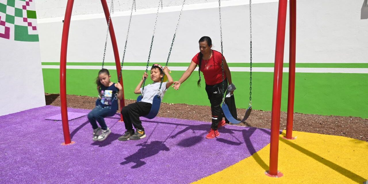 Entregan área recreativa en Quintas Don Roberto