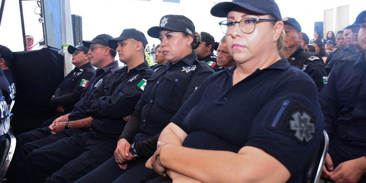 Policías de Soledad de GS reconocen iniciativa estatal de estímulos económicos a su labor diaria