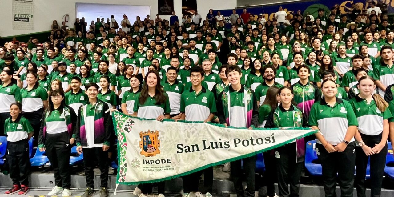 Abanderan a delegación potosina que participará en Juegos Nacionales CONADE 2024