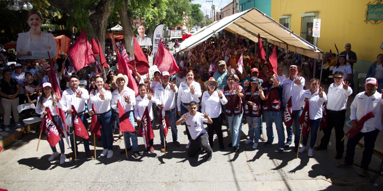 Rita Ozalia Rodríguez promueve segundo piso de la cuarta transformación y participación ciudadana.