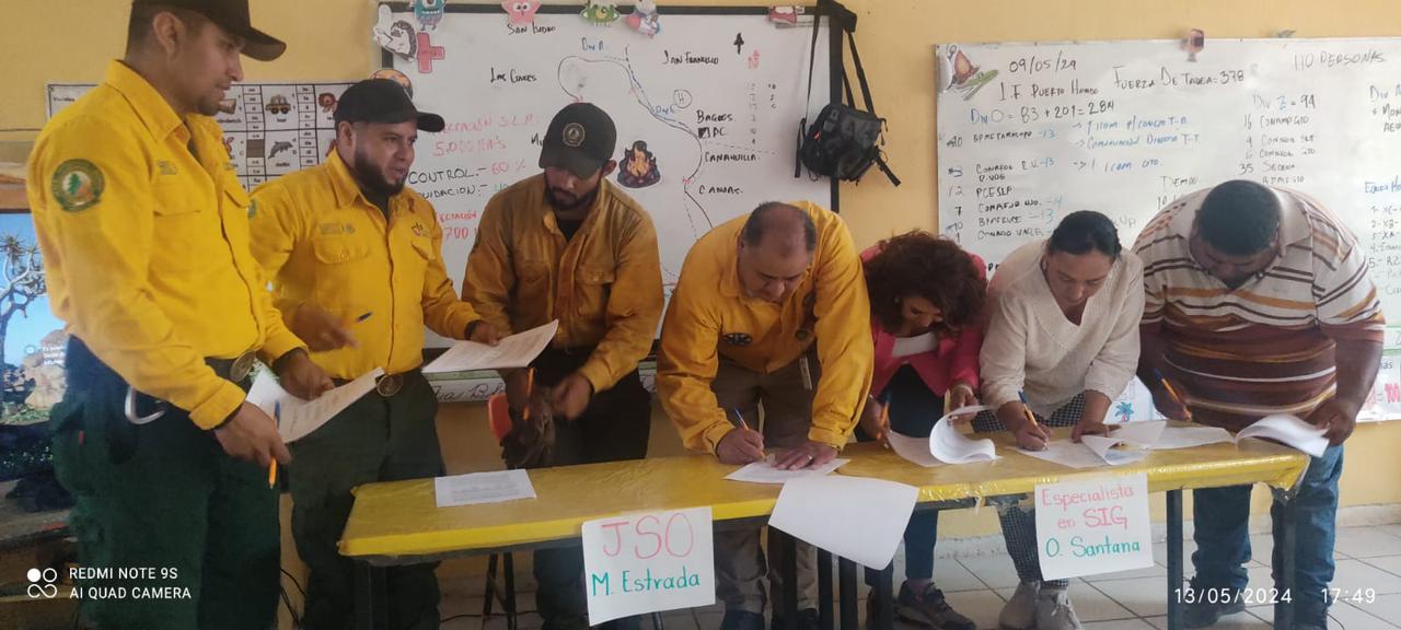Autoridades de los tres niveles entregan incendio de Santa María del Río