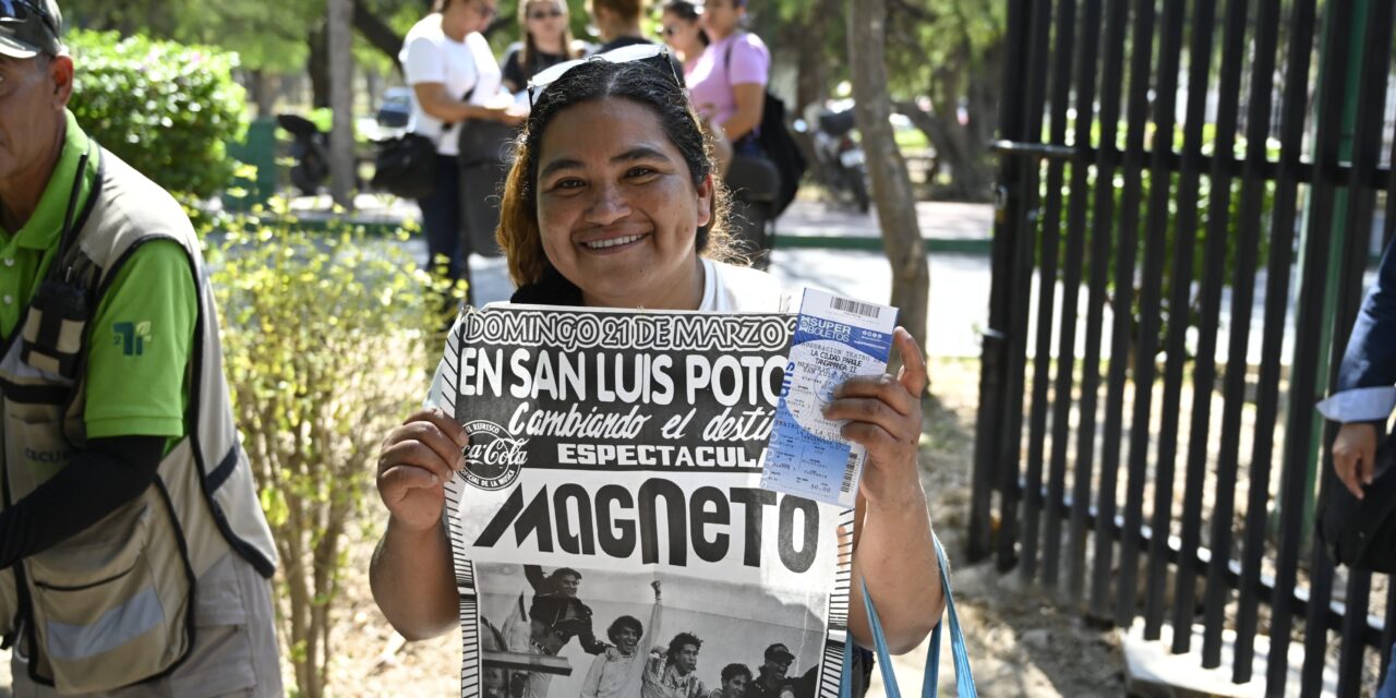 Concierto gratuito de Mercurio y Magneto atrae fans nacionales