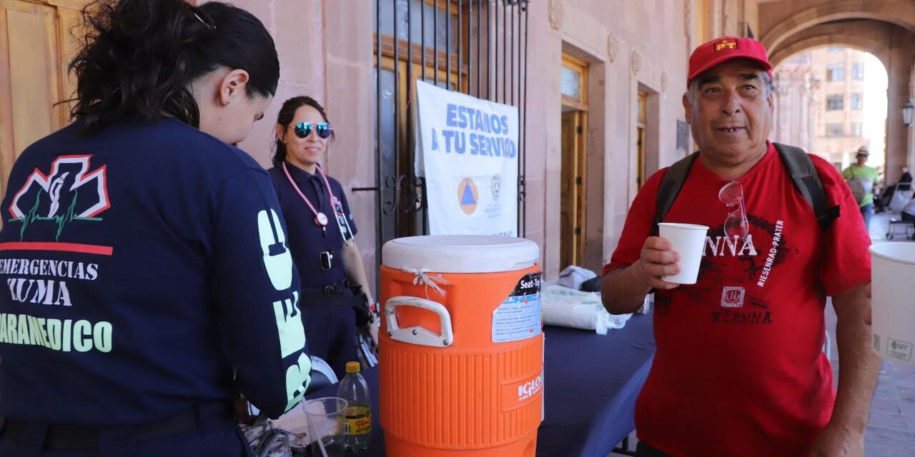 Ante 3ª ola de calor, ayuntamiento de SLP redobla acciones preventivas a favor de la ciudadanía