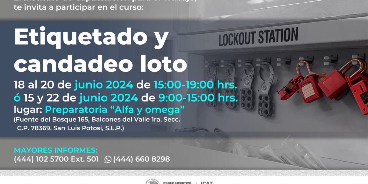 Invitan a curso sobre seguridad en mantenimiento de equipos industriales