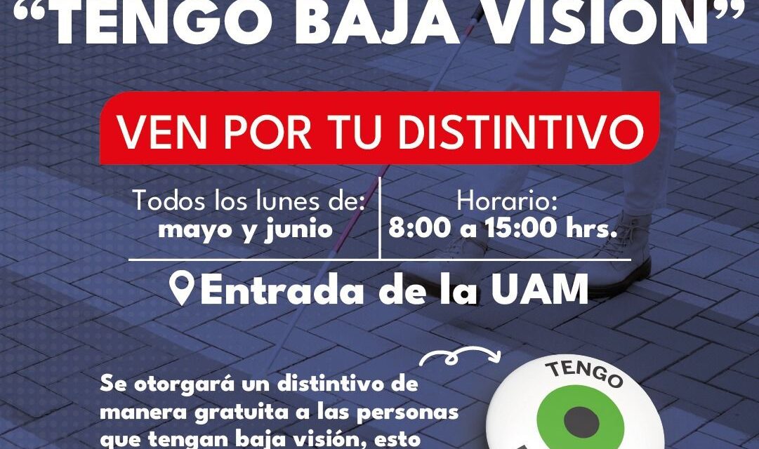 Se suma gobierno de la capital a campaña mundial “tengo baja visión” impulsada por IPACIDEVI en SLP