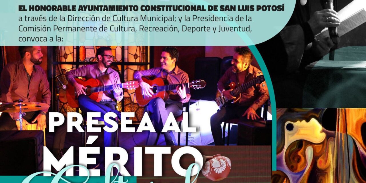 Gobierno de la capital mantiene abierta convocatoria para obtener la Presea al Mérito Cultural 2024