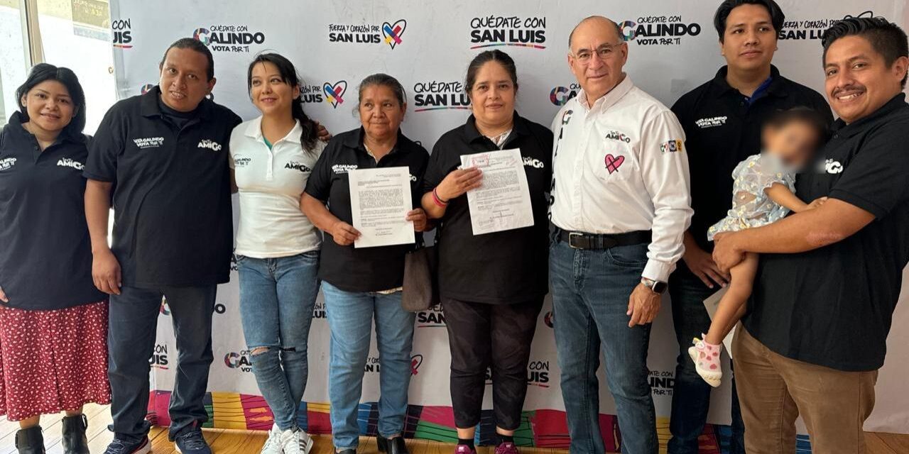 Se suman a Galindo integrantes de la planilla de Movimiento Ciudadano para la alcaldía de SLP