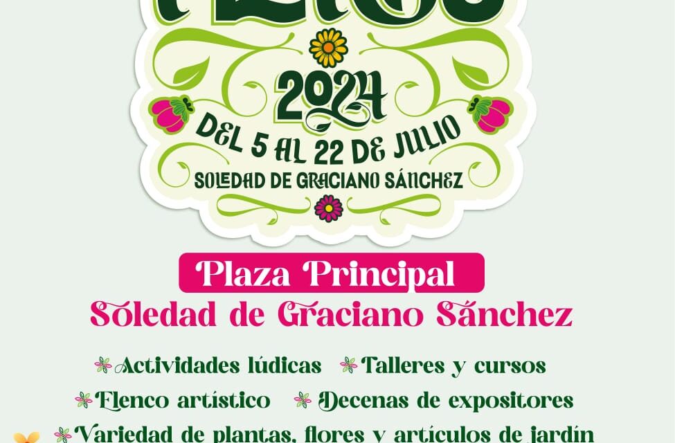 Festival de las flores 2024, cada vez más cerca, en Soledad de GS