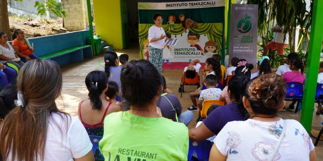 Arrancan Semana Estatal sin Humo a favor de las infancias y juventudes