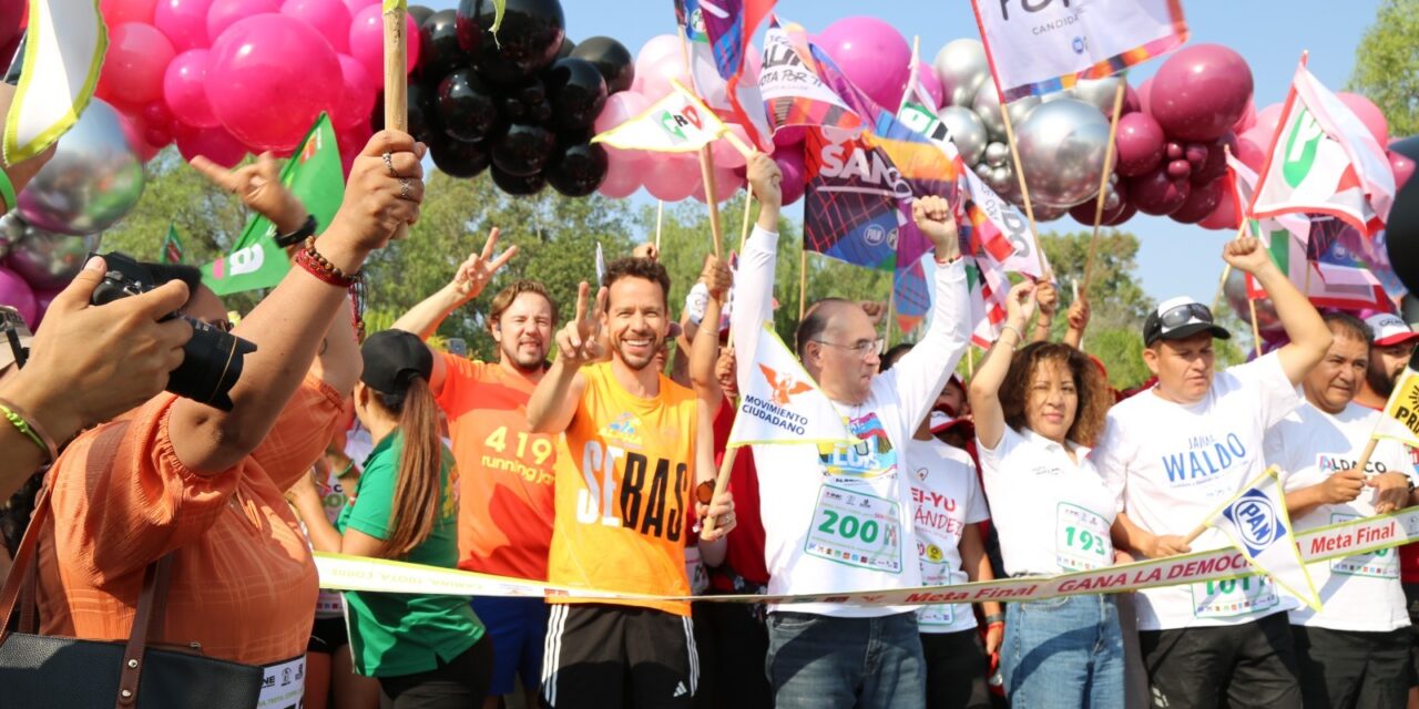Con gran participación se realizó la carrera atlética “Camina, Trota, Corre por la Democracia”