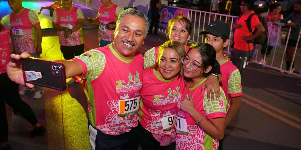 Con más de mil participantes se realizó la Carrera Atlética Magisterial