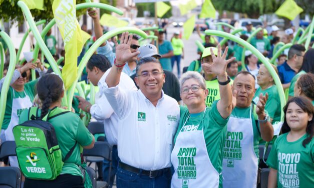 Juan Manuel Navarro realizó campaña cercana a los soledenses que lo llevarán al triunfo el 2 de junio