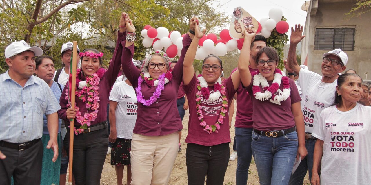 Rita Ozalia Rdz. realiza actividades de acercamiento con la ciudadanía