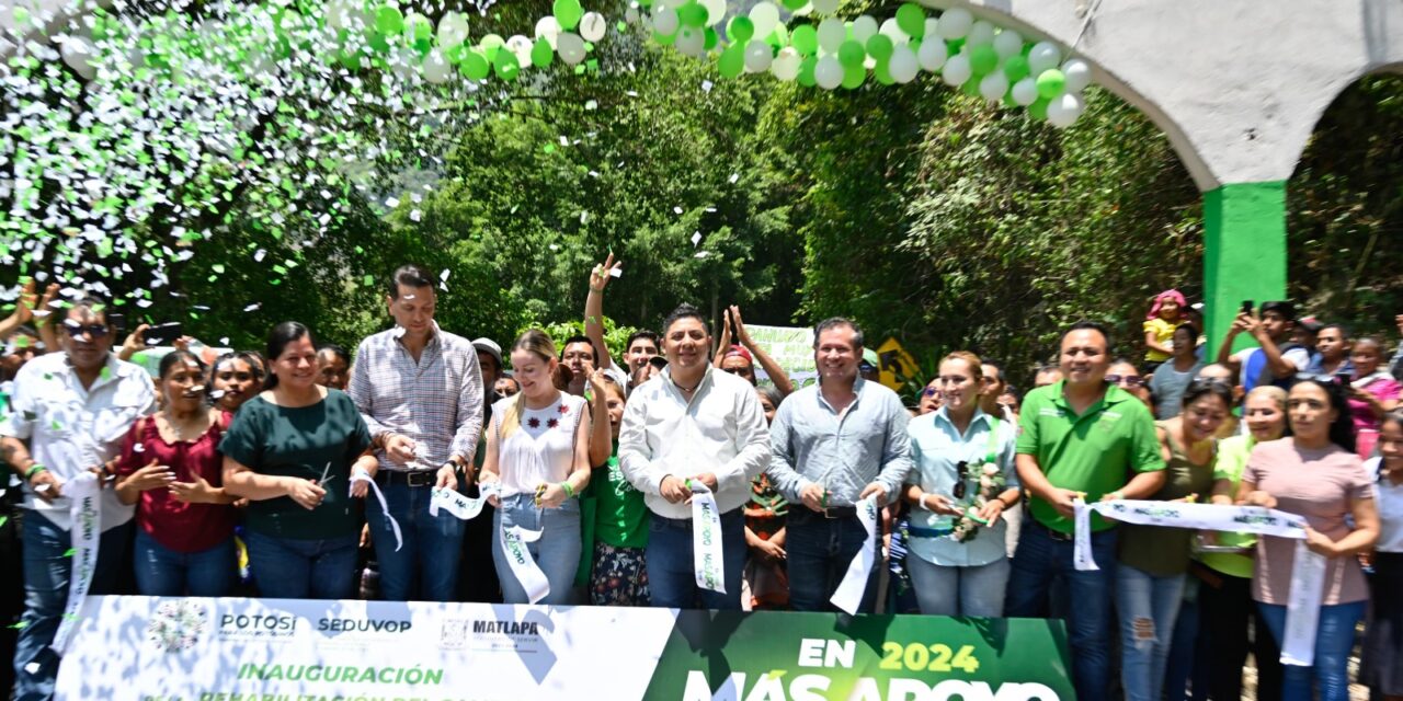 Familias de Matlapa se benefician con nuevo camino a Zacayo
