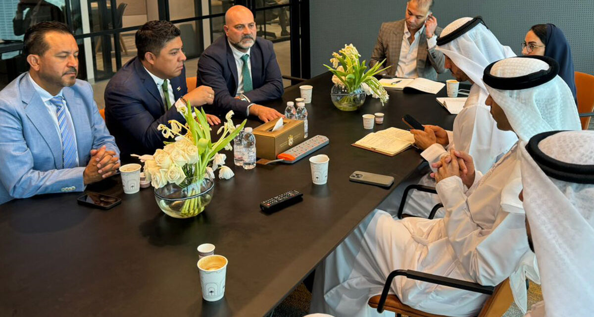 Gobernador promociona a SLP ante ministro de comercio de Emiratos Árabes Unidos