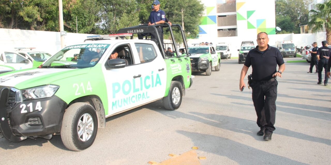 Seguridad pública de Soledad activa dispositivo de prevención y vigilancia por comicios electorales