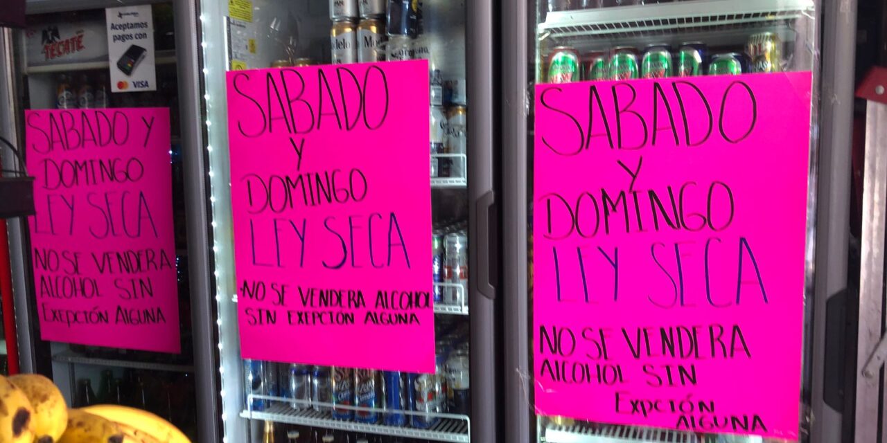 Gobernación suspendió seis establecimientos durante “Ley Seca”