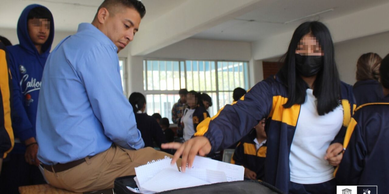 Gobierno de la Capital fortalece acciones de prevención entre estudiante de nivel medio superior