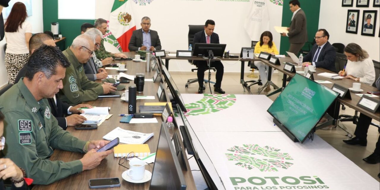 Gobierno estatal fortalece acciones interinstitucionales de seguridad