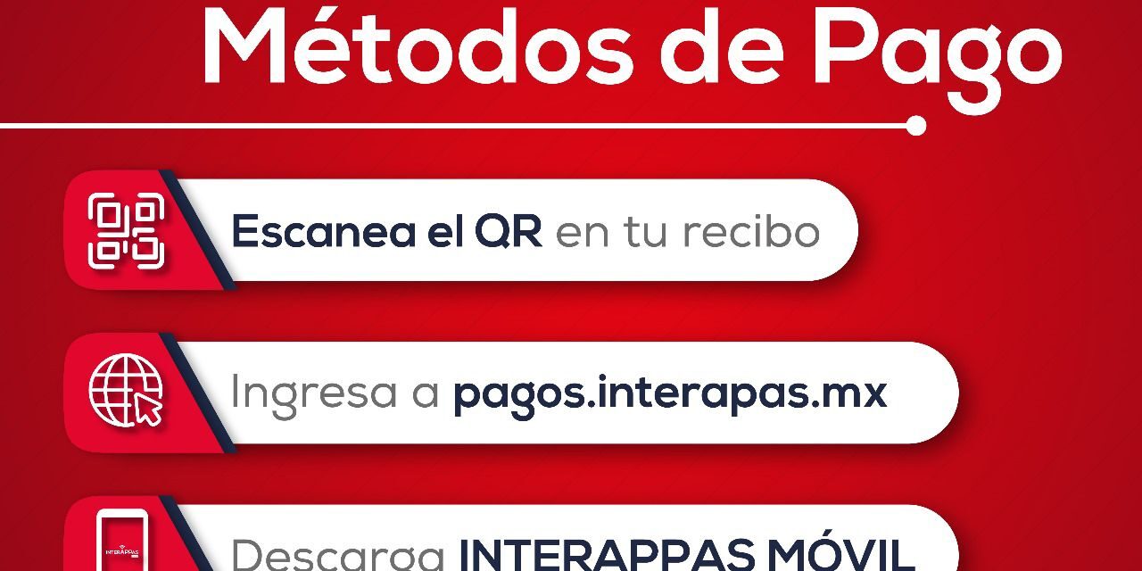 Aplicación de Interapas para el pago de agua, supera ya las 28 mil descargas