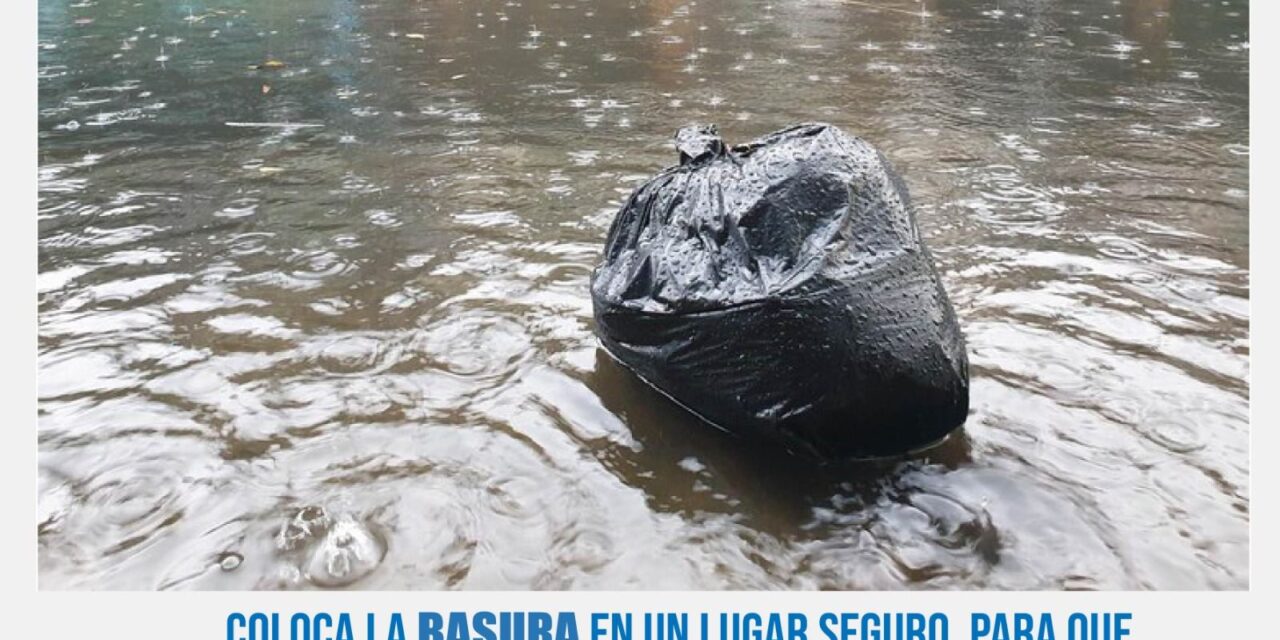 Ante pronósticos de lluvia en la Zona Metropolitana, llama Interapas a no dejar basura en las calles para evitar inundaciones