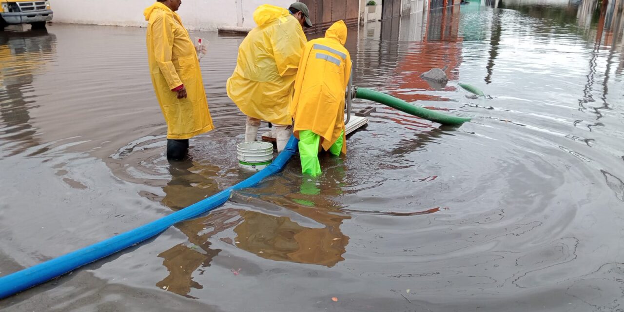 Continúa labor operativa en puntos de Soledad, para desfogue de agua pluvial