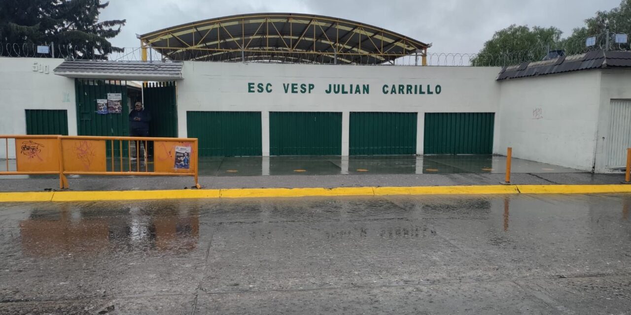 Reporta Ejecutivo Estatal saldo blanco en escuelas ante lluvias