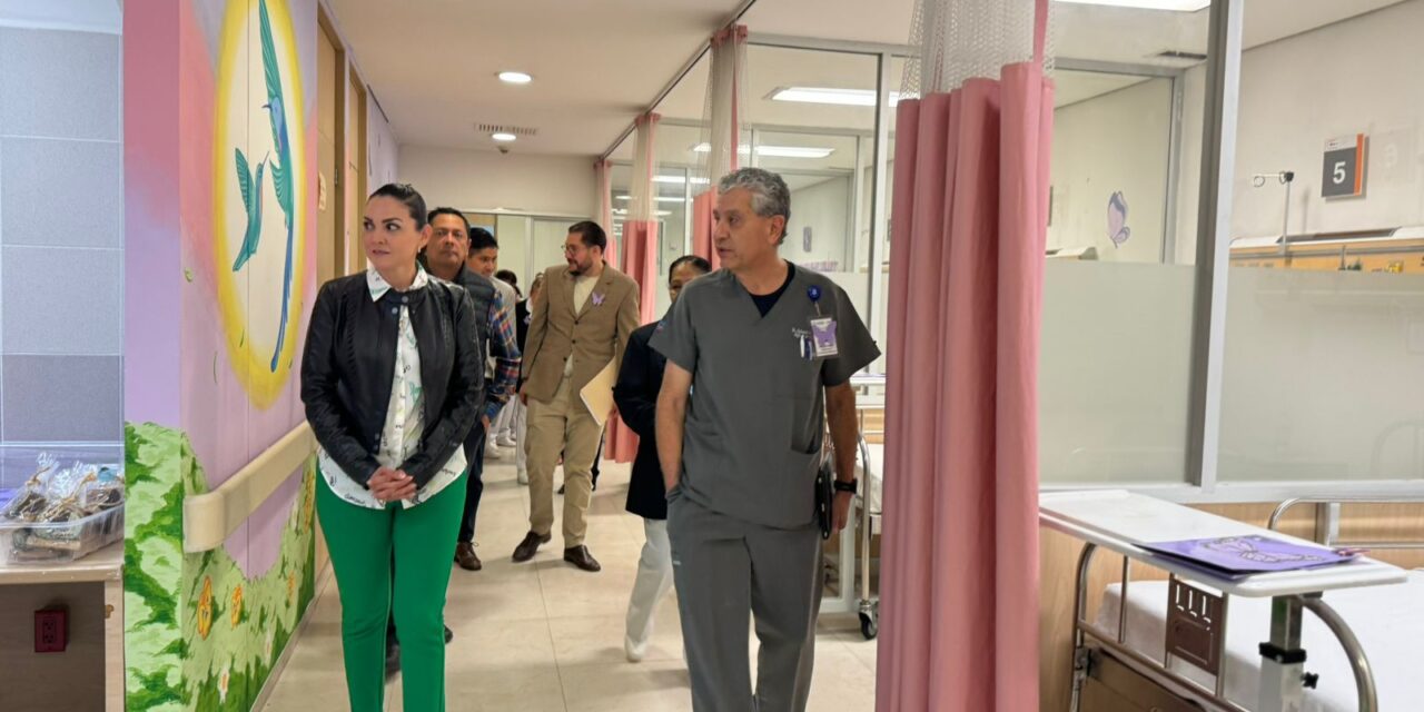 Inaugura gobierno estatal, Sala Mariposa en el Hospital del Niño y la Mujer