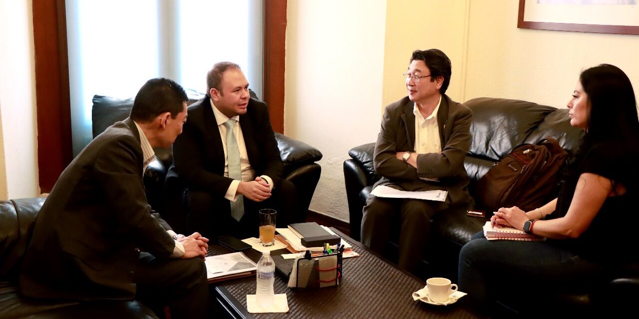 Gobierno estatal y representantes japoneses dialogan sobre Impuesto Ambiental