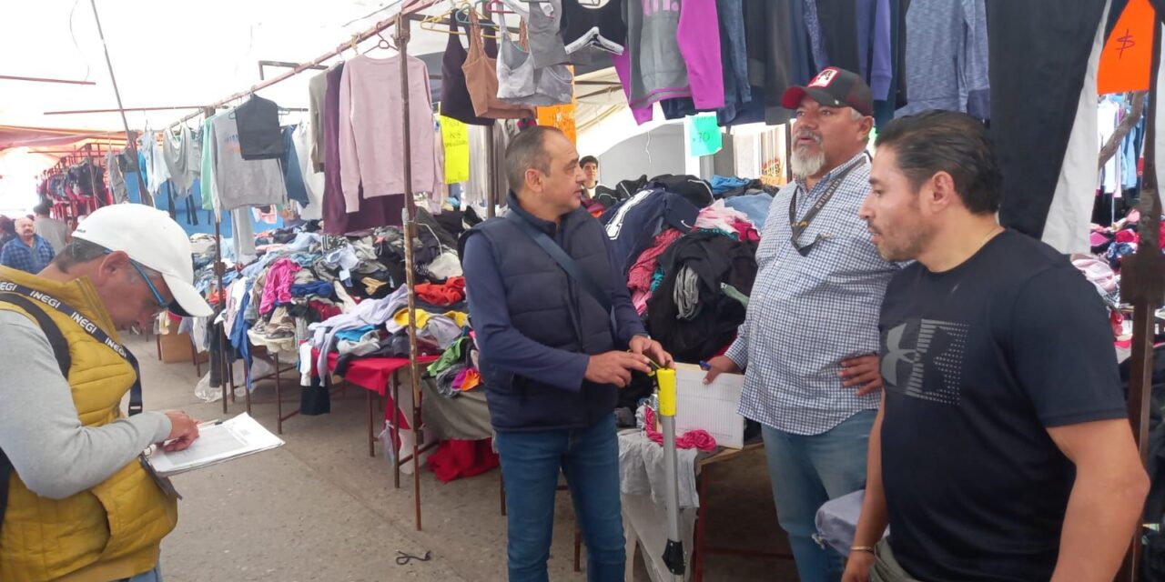 Gobierno de la Capital supervisa las 133 rutas de tianguis que se instalan en toda la ciudad, a través de la Dirección de Comercio