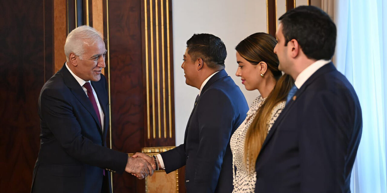 Gobernador y presidente de armenia dialogan sobre proyectos de inversión en SLP