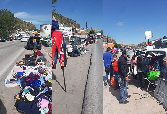 Gobierno de la Capital impide la instalación de comerciantes al borde de carretera en Escalerillas