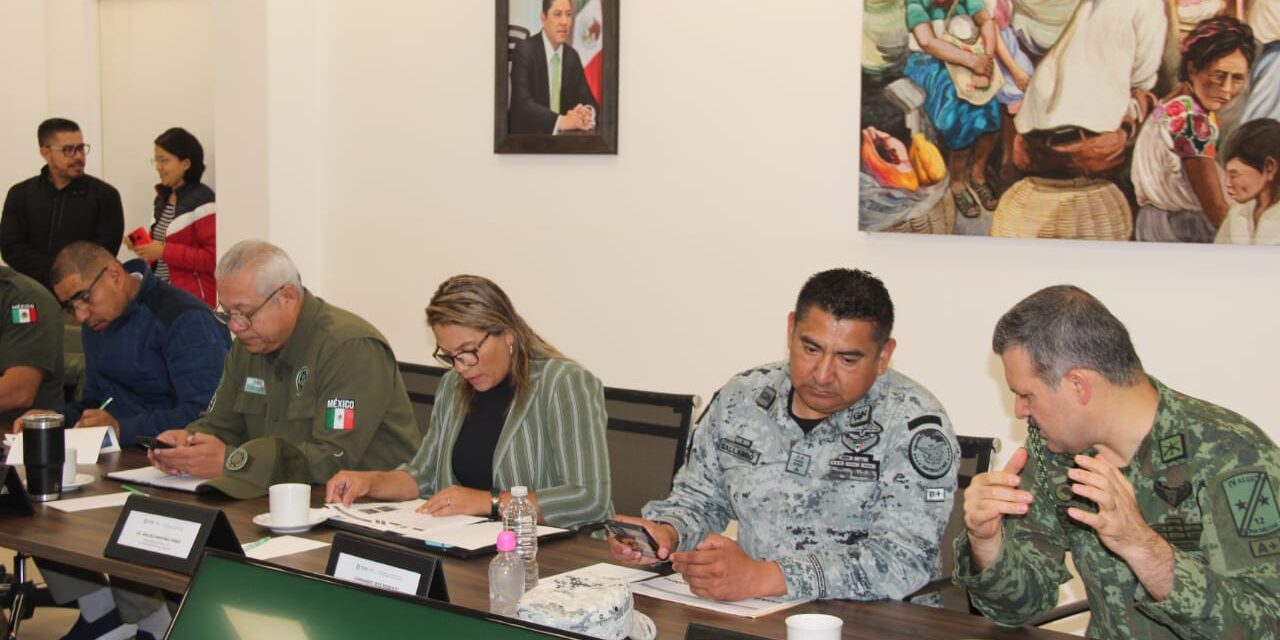Acuerdan en Mesa de Seguridad el reforzamiento de diversos operativos