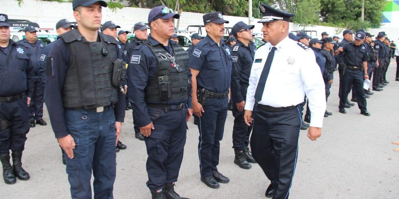 Con Guardia Civil Municipal, policías soledenses reciben reconocimiento a su labor y compromiso
