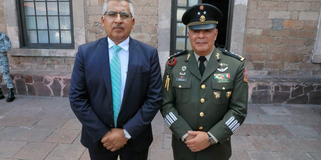 Gobierno estatal fortalecerá coordinación con fuerzas militares