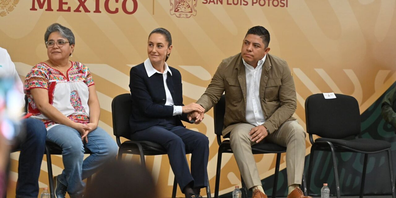Anuncia Claudia Sheinbaum construcción del tren México, San Luis-Nuevo Laredo