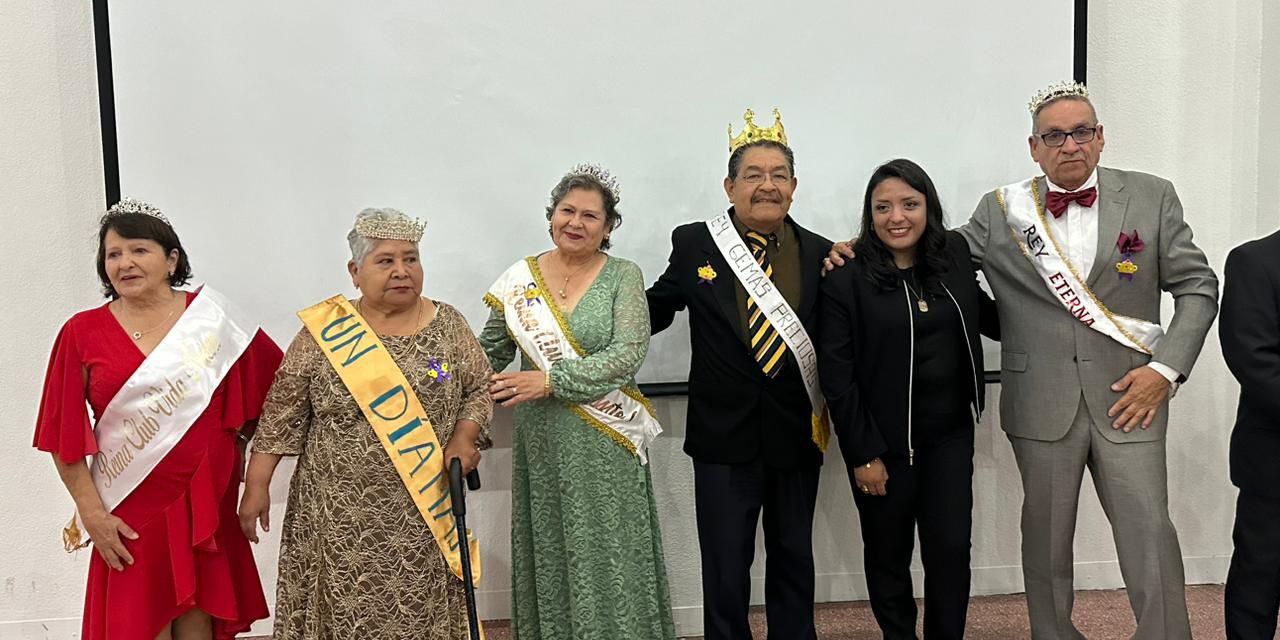 Emotiva participación de personas adultas mayores de los Clubes del DIF Capitalino para elegir a su Rey y Reina