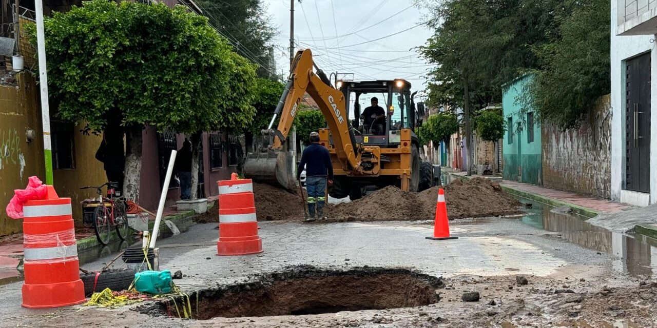 Municipio de Soledad asume reparación por colapso de drenaje ante indolencia de Interapas