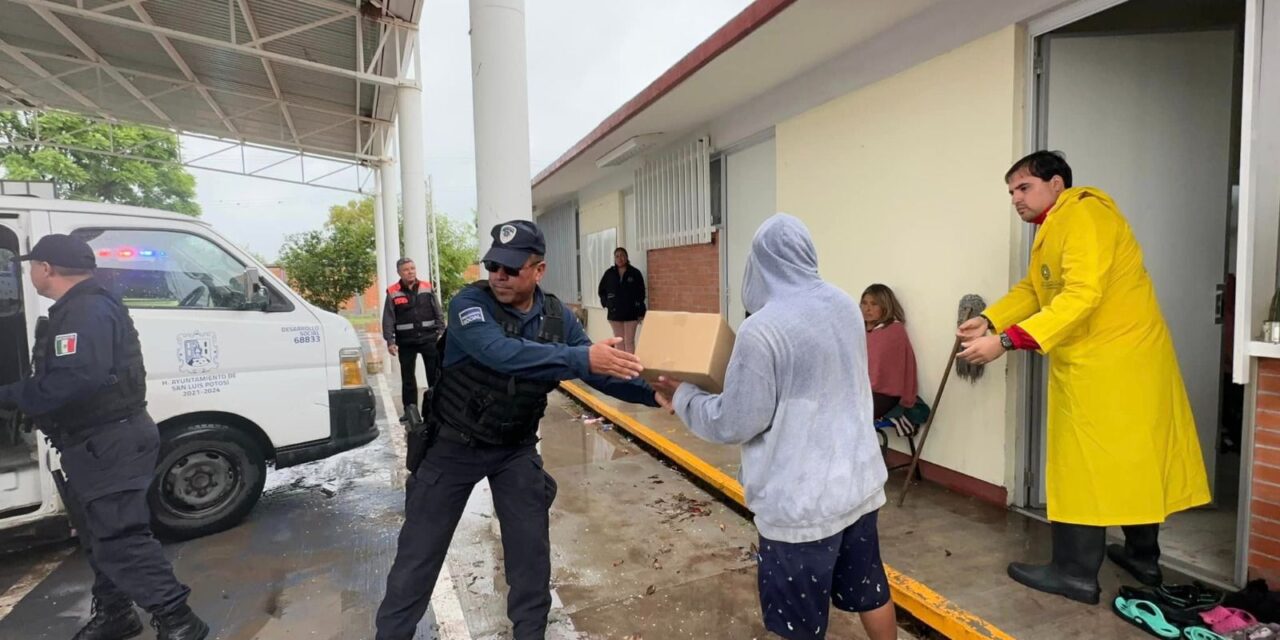 Gobierno de la Capital instala albergue para 30 personas afectadas por las lluvias en la localidad Los García 3