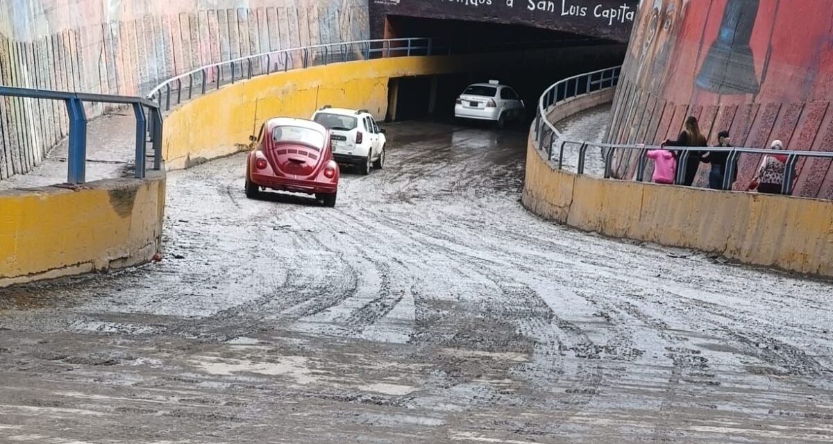 Puente Manuel J. Othón y desnivel de Plaza San Luis son abiertos a la circulación por la SSPC de la Capital