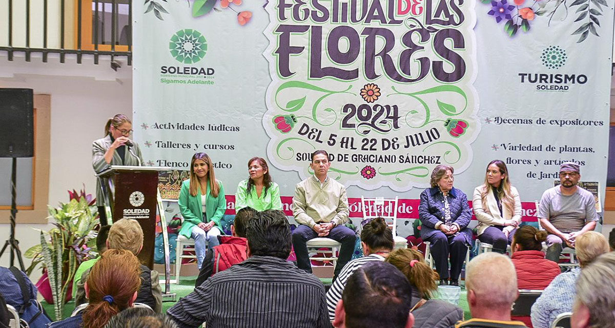 Del 5 al 22 de julio, la décima edición del Festival de las Flores en Soledad de GS