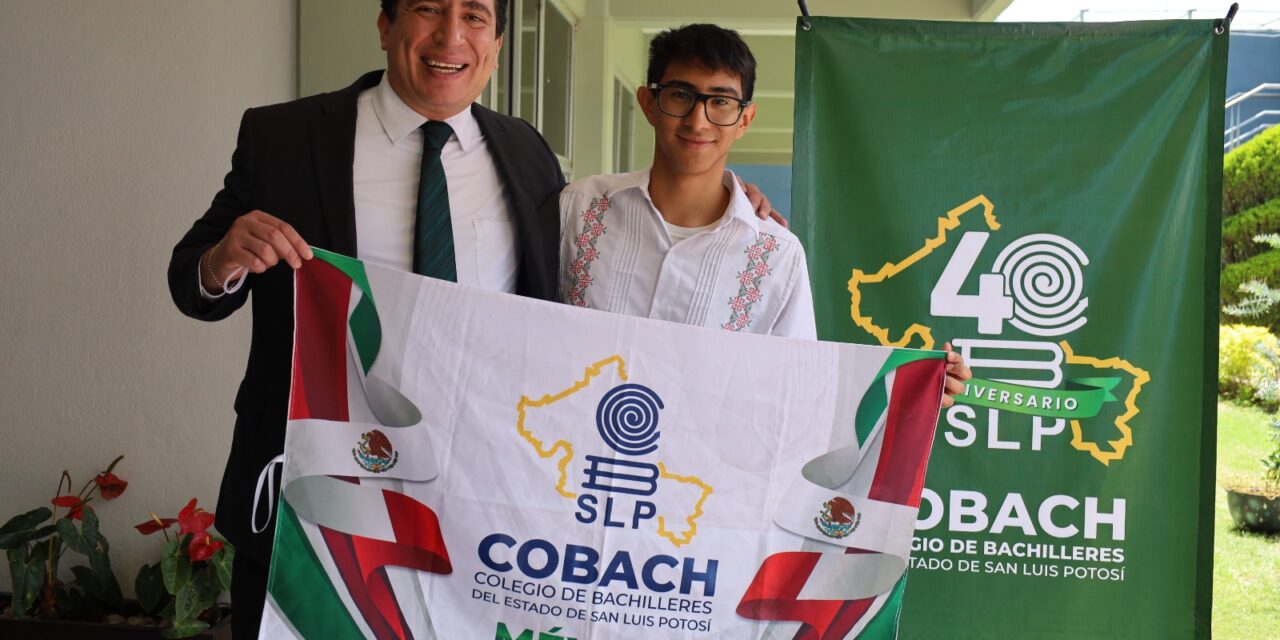 GOBIERNO DEL ESTADO RECONOCE TRIUNFO INTERNACIONAL DE ALUMNO DE COBACH
