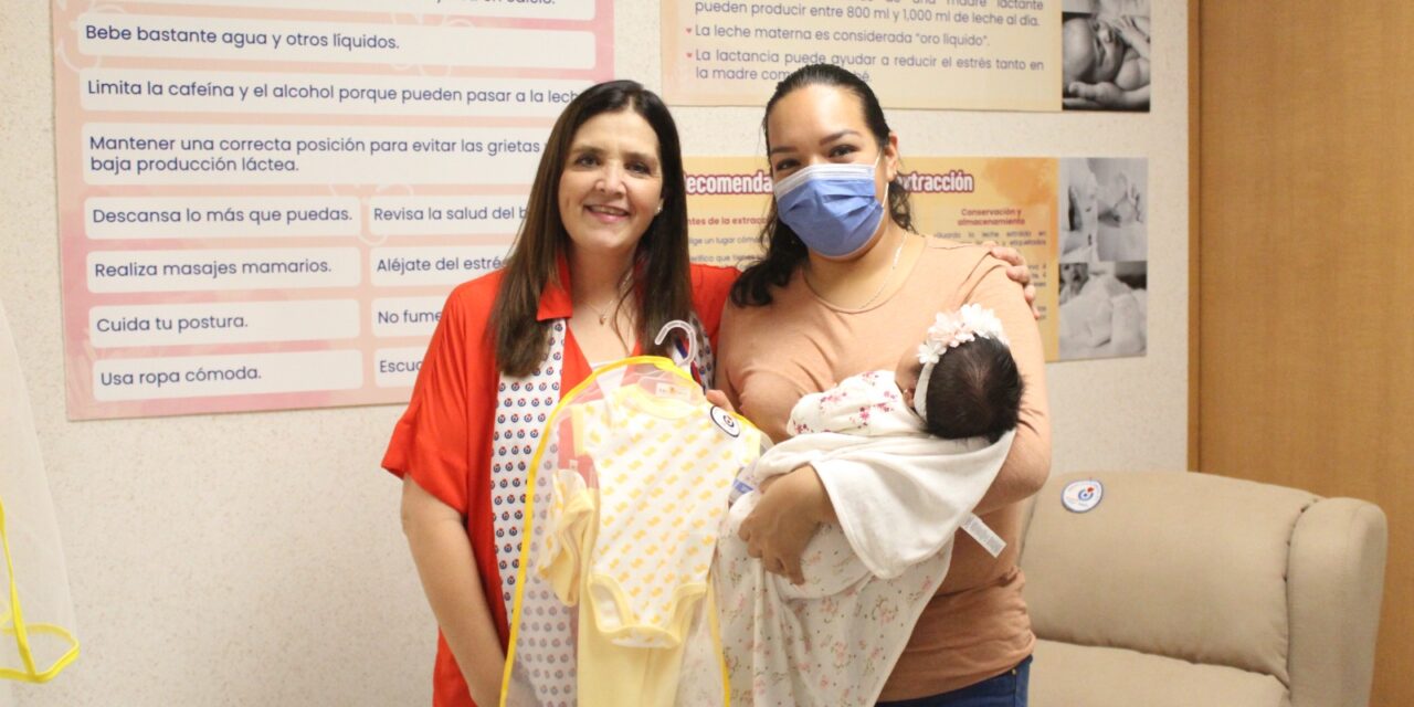 Gobierno estatal abre lactario en el Hospital Central