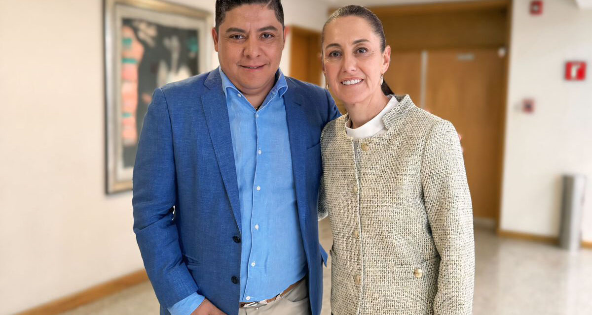 Ricardo Gallardo presenta a Claudia Sheinbaum proyectos por más de 14 mil MDP