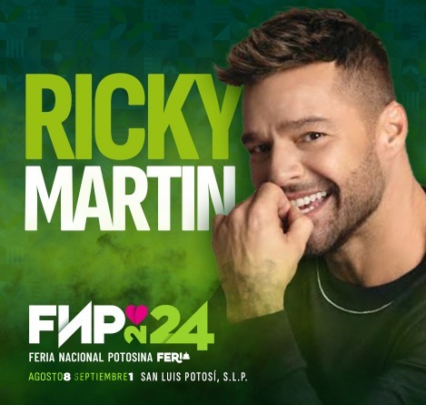Ricky Martin se presentará gratis en la Fenapo 2024, anuncia Ricardo Gallardo