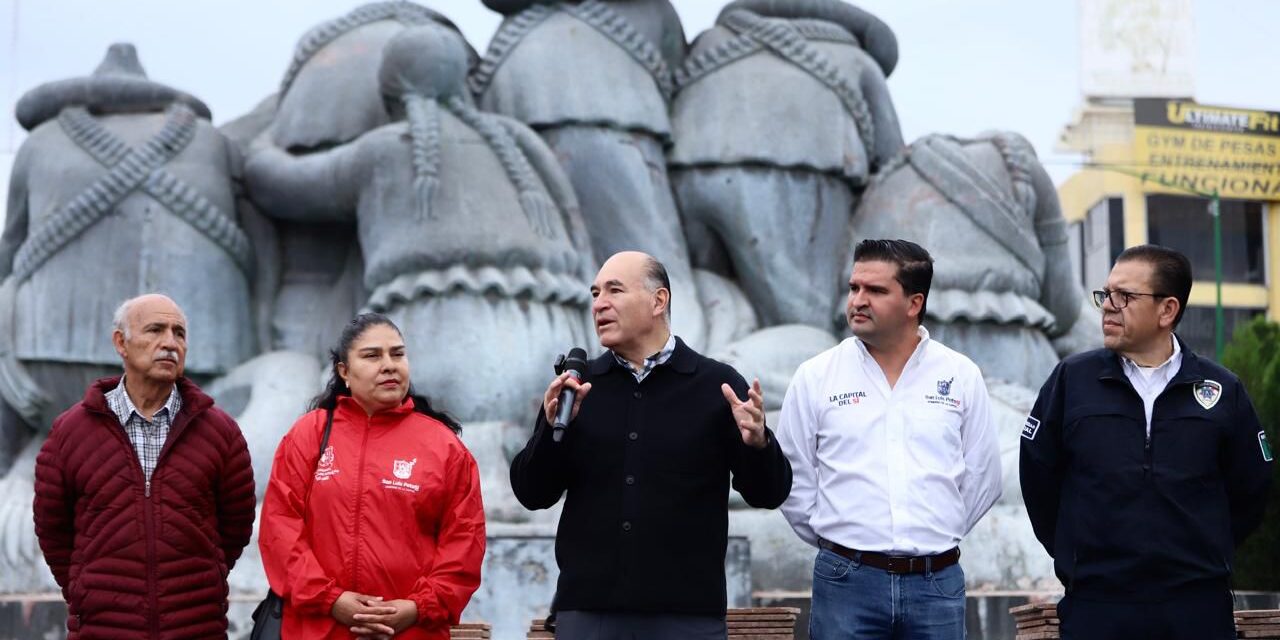 En el Día de Talacha, Gobierno de la Capital de SLP inicia rehabilitación del Monumento a la Revolución