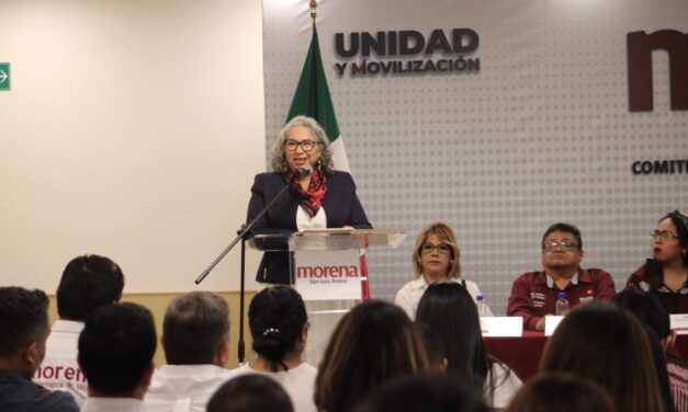 Morena SLP entrega de constancias y firma de carta compromiso por parte de autoridades electas municipales.
