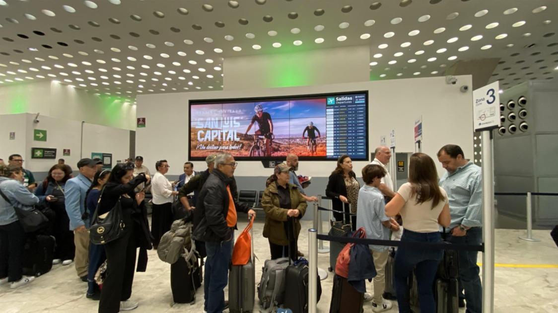 Intensa promoción turística de San Luis Capital en el Aeropuerto Internacional de la Ciudad de México