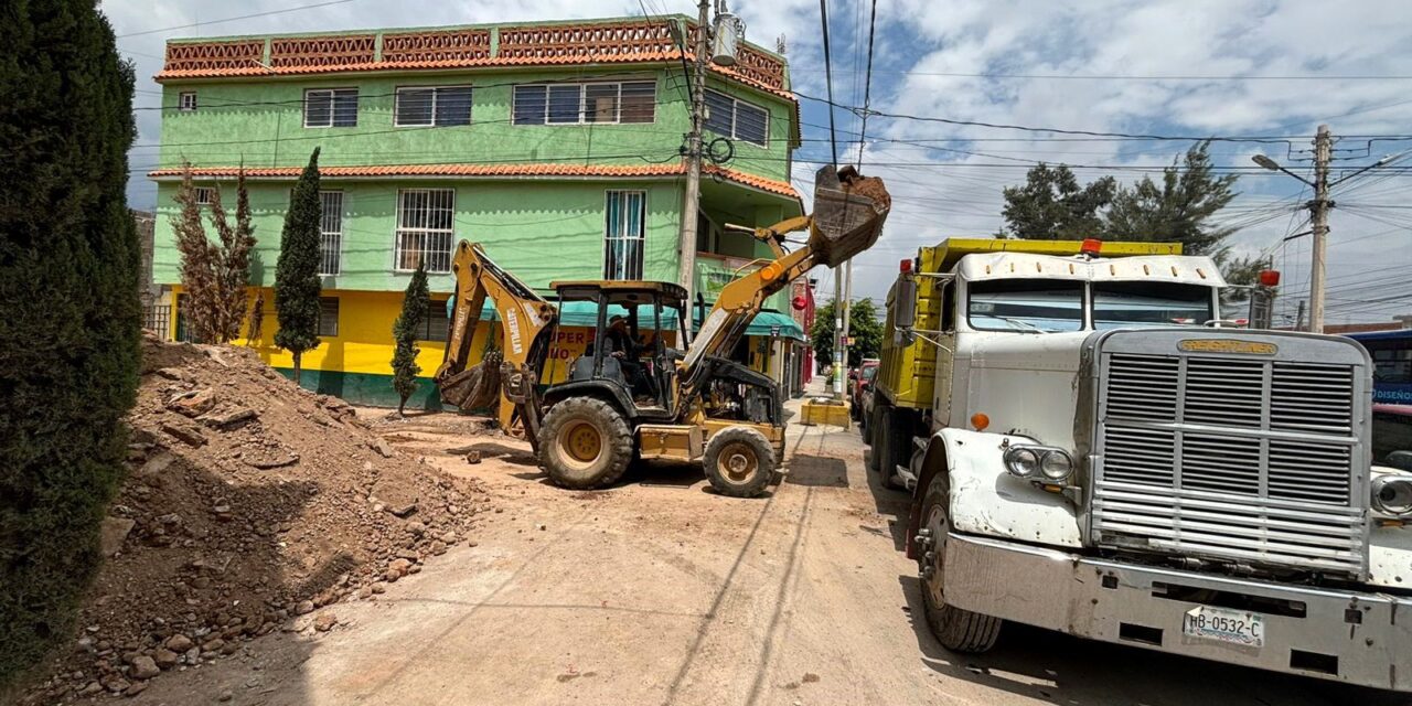 Reactivan obras de “Vialidades Potosinas” en el municipio de Villa de Pozos