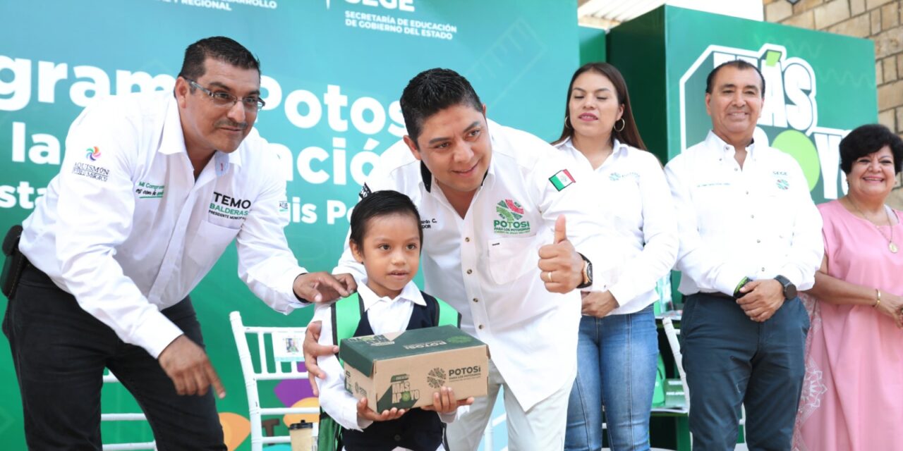 Ricardo Gallardo continúa brindando más apoyo a estudiantes